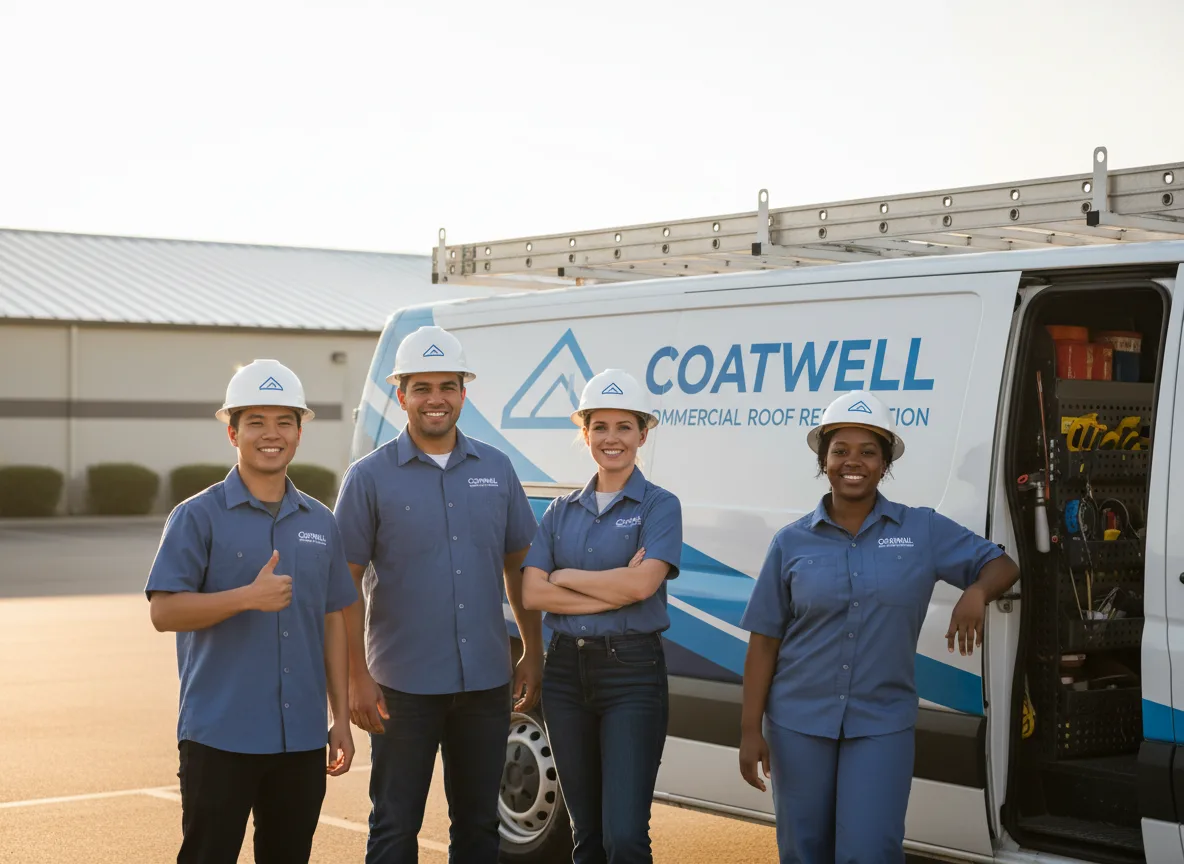 Commercial roof coating company in Seaford, VA